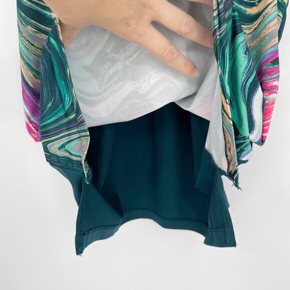 Under Armour Youth Size XL Heat Gear Racerback Marble Swirl Colorful Tank Top - Picture 3 of 5